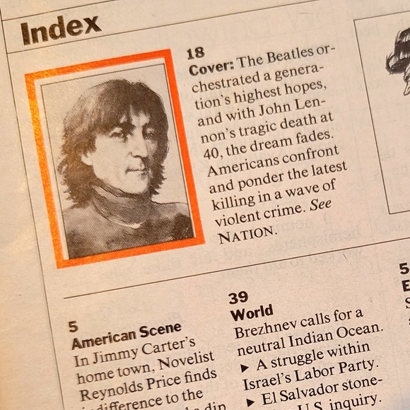 '80 John Lennon Time Magazine When the Music Died Dec 1980 John Lennon Death - Picture 4 of 14